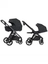 Коляска 2 в 1 Carrello Omega Plus CRL-6540 + переходники Cosmo Black