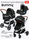 Коляска-трансформер Tomix Sunny 3 в 1 Jet black