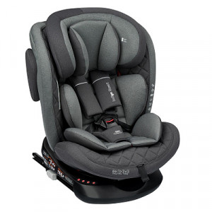 Автокресло Indigo Smart isofix 0/1/2/3 (0-36 кг) серый