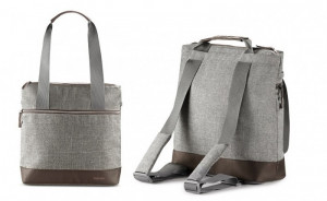 Сумка для коляски Inglesina Back Bag Aptica Grey Melange 2020