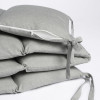 Бортики для кроватки Perina Soft Cotton (серый) 