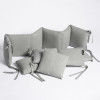 Бортики для кроватки Perina Soft Cotton (серый) 
