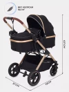 Коляска-трансформер Rant Pulsar RA160 2 в 1 з/р Black