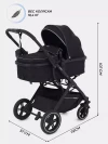 Коляска-трансформер Rant Pulsar RA160 2 в 1 Black