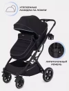 Коляска-трансформер Rant Pulsar RA160 2 в 1 Black