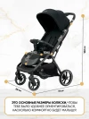Коляска прогулочная Ining baby Zac KR336 black