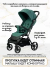 Коляска прогулочная Ining baby Zac KR336 green