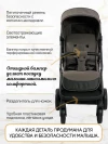 Коляска прогулочная Ining Baby Zac KR336 grey