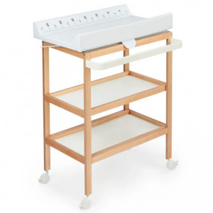 Пеленальный стол Happy Baby Lafino с ванной и матрасом white