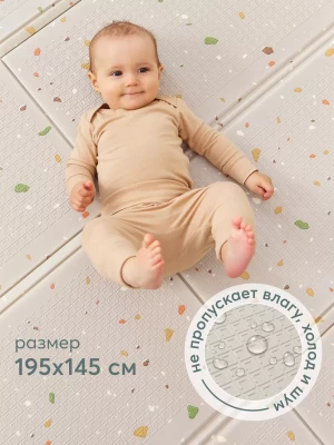 Развивающий коврик Happy Baby Soft Floor stone - фото 1