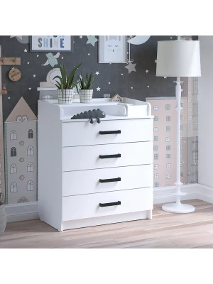 Комод Aton Сириус-2 Marvin 4 белый - фото 1