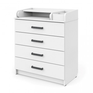 Комод Aton Сириус-2 Marvin 4 белая аляска