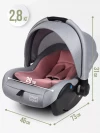 Автокресло Smart Travel First 0+ (0-13кг) Light grey