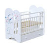 Кроватка ВДК Wind Tree 120*60 с маятником белый