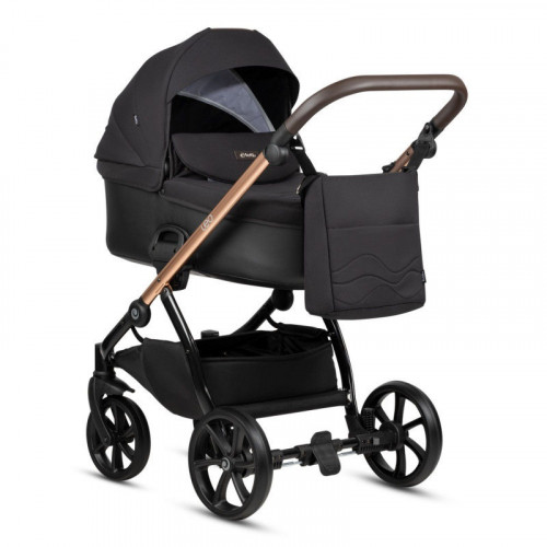 Коляска 2 в 1 Tutis Leo Black 201