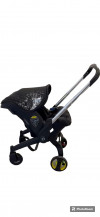 Коляска прогулочная Darex S800 4 в 1 с сумкой черный с/р