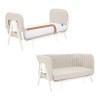 Расширение для кроватки Tutti Bambini CoZee XL Scandinavian Walnut/Ecru 