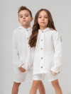 Рубашка (Цвет белый, Размер 122-128), 24-8МU