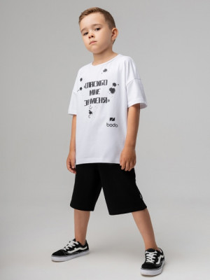 Футболка (Цвет белый, Размер 110-116), 4-402U