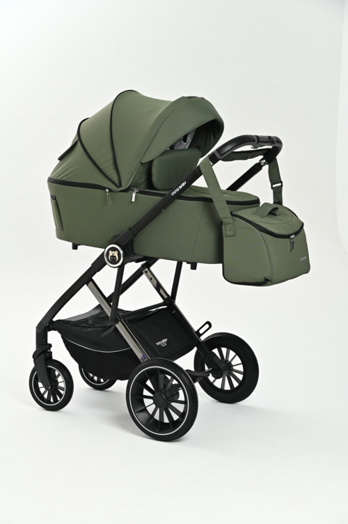 Коляска 2 в 1 Ining Baby KR350 green - фото 1