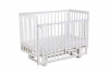 Кроватка Polini kids Simple 341 120*60 с маятником белый