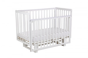 Кроватка Polini kids Simple 341 120*60 с маятником белый