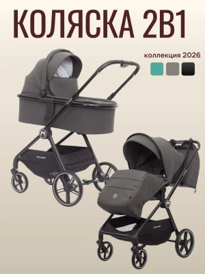 Коляска 2 в 1 Ining Baby Z1-X PRO dark grey
