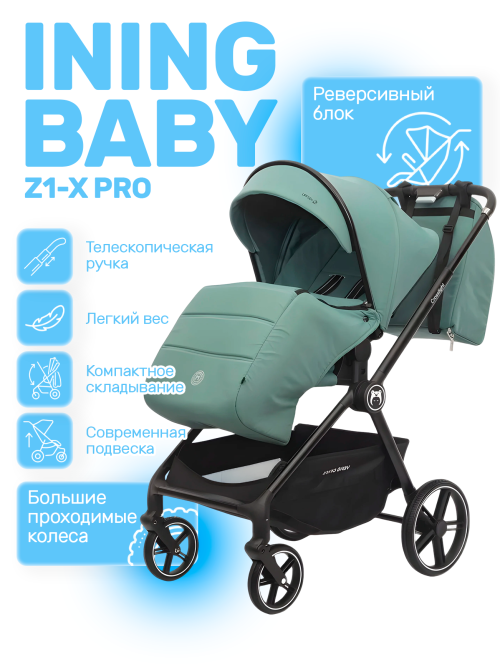 Коляска 2 в 1 Ining Baby Z1-X PRO green