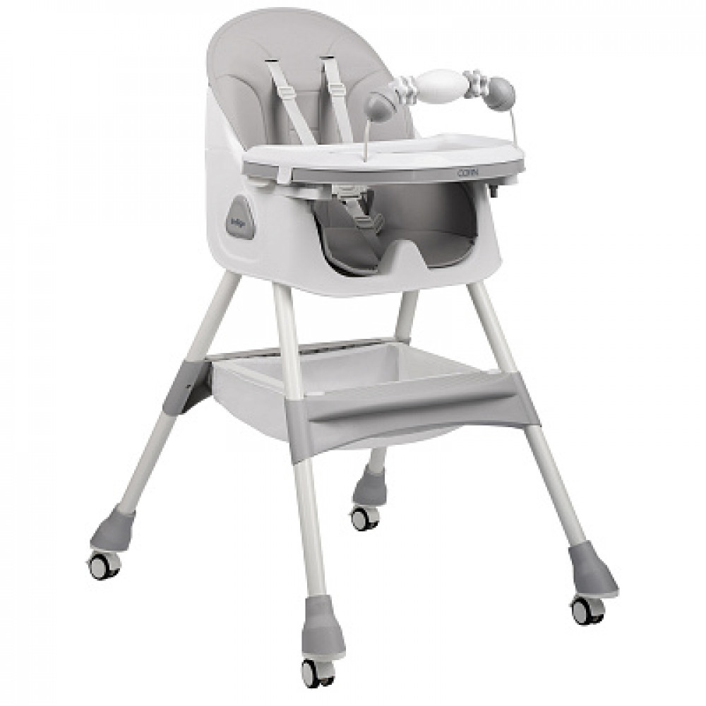 Стул для кормления Indigo Corn светло-серый
