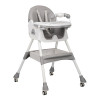 Стул для кормления Indigo Corn Flex светло-серый