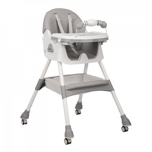 Стул для кормления Indigo Corn Flex светло-серый