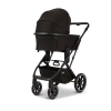 Коляска 2 в 1 Moon Piu black (633)