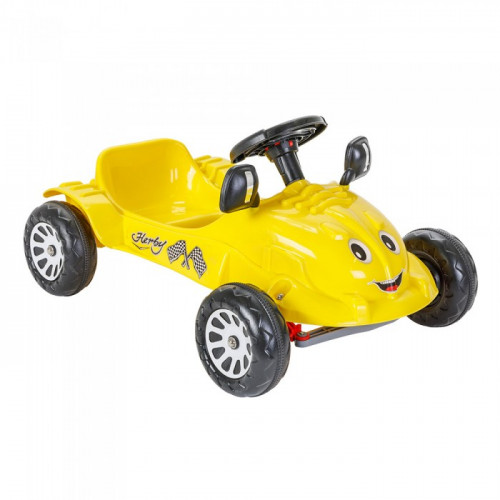 Каталка с педалями Pilsan Happy Herby Yellow