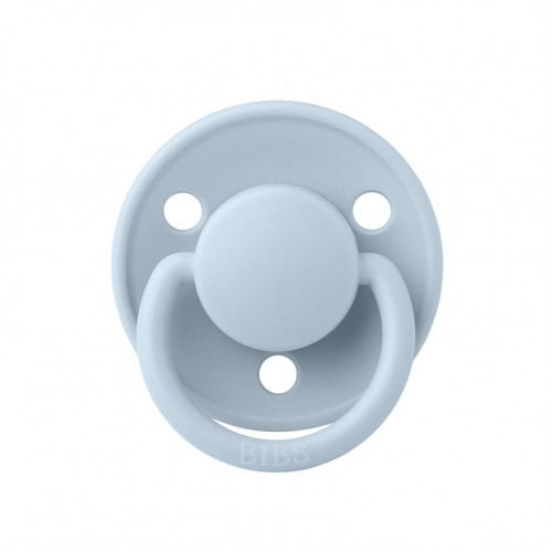 Пустышка латексная BIBS De Lux - Baby Blue, 6+ мес.