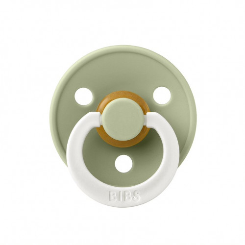 Пустышка латексная ночная BIBS Colour Glow - Sage, 18+ мес. - фото 1
