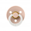 Пустышка латексная ночная BIBS Colour Glow - Blush, 18+ мес.