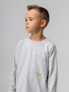 Лонгслив (Цвет серый меланж, Размер 128-134), 7-285MU