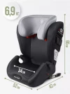 Автокресло Smart Travel Expert Fix 2/3 (15-36 кг) Dark grey