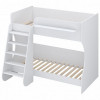 Кровать подростковая двухъярусная Polini kids Dream 1700 160*80 белый