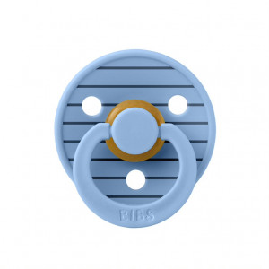 Пустышка латексная BIBS Studio Colour - Pin - Sky Blue, 6+ мес. - фото 1