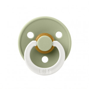 Пустышка латексная ночная BIBS Colour Glow Symmetrical - Sage, 6+ мес. - фото 1