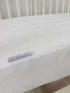 Наматрасник для детского матраса водонепроницаемый с бортом на резинке 120*60*20 см, цвет белый 9500/0