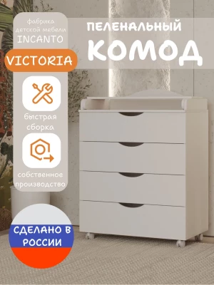 Комод Incanto Victoria 800/4 белый