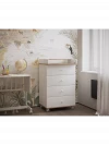 Комод Incanto Nova 600/4 дуб/белый