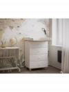 Комод Incanto Nova 600/4 дуб/белый