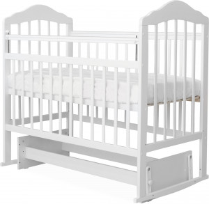 Кроватка Incanto Pali 120*60 с маятником белый