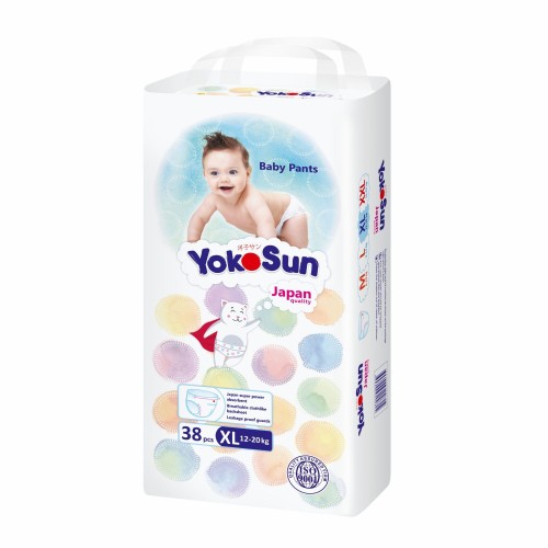 Трусики-подгузники YokoSun Comfort XL (5) (12-20 кг) 38 шт/4