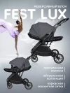 Коляска прогулочная Farfello Fest Lux Dark grey