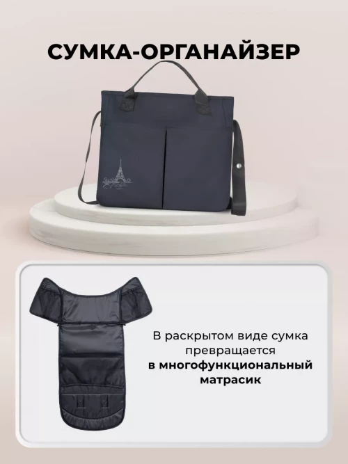 Коляска-трансформер Farfello Aimile Original New Gold 2 в 1 черное золото