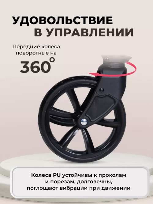 Коляска-трансформер Farfello Aimile Original New Gold 2 в 1 черное золото